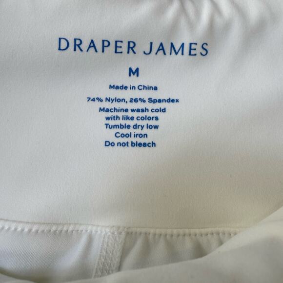 Draper James Side Slit Activewear Skirt With Built In Shorts White Size Medium - Picture 6 of 9